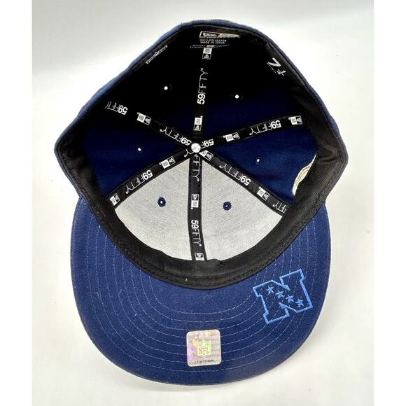 Brand New NEW ERA Los Angeles Rams 59FIFTY Fitted Hat 7 1/4 NFL Blue - Picture 10 of 15